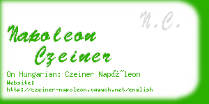 napoleon czeiner business card